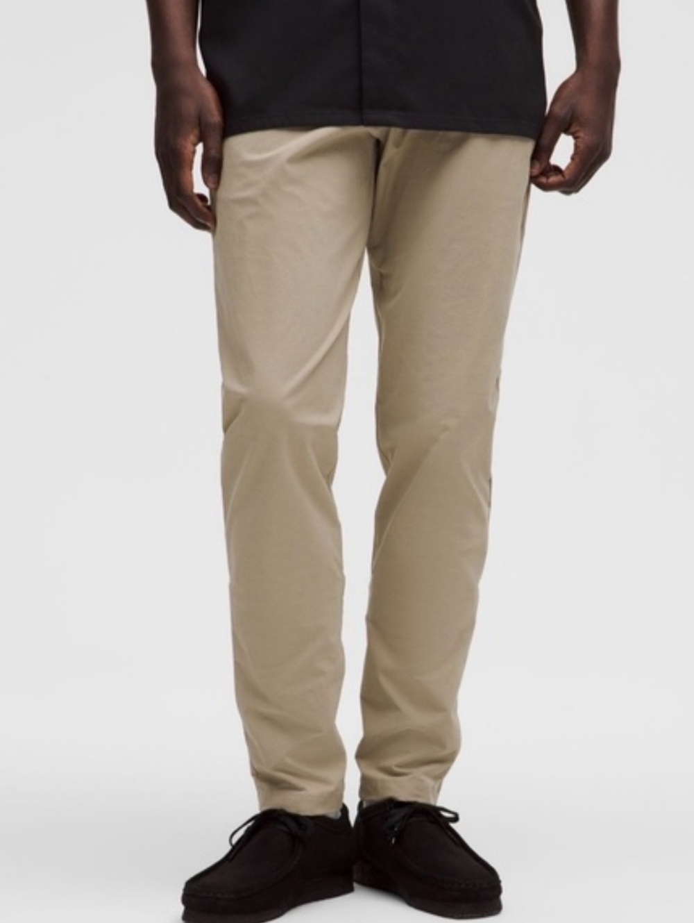 Lululemon ABC Slim Fit Trouser Stretch Cotton VersaTwill Khaki Men's 34x32